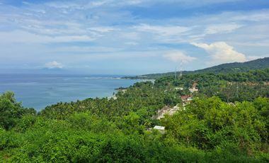 LAHAN OCEAN DAN SUNSET VIEW DI THE HILL SENGGIGI