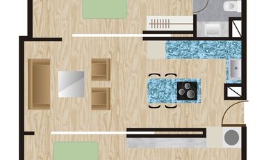 Departamento en Arriendo en Principe de Gales, Country Club, Tobalaba