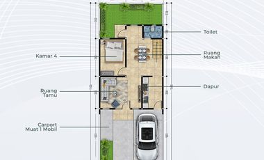 RUMAH 2 LANTAI DEKAT UNHAS