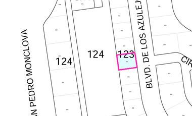 TERRENO RESIDENCIAL EN VENTA EN LOS AZULEJOS, TORREÓN COAH.