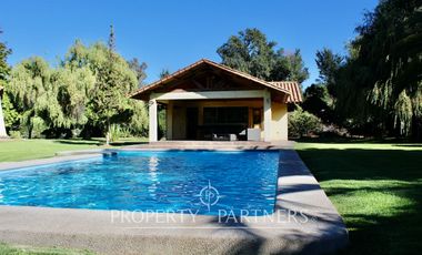 ARRIENDO-- casa en parcela en Calera de Tango (incluye jardinero)