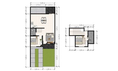 Rumah SHM Baru Renov 10 Menit ke RS Hermina Bogor Semi Furnish J-25192