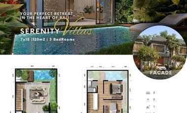 Rumah 2 lantai di Sanur Bali Villa Bale Dame the sanctuary of harmonil