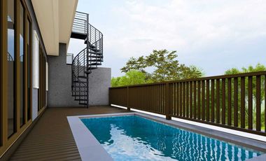 Villa Minimalis Ocean View Laut Ada Rooftop Lokasi di Jimbaran Bali