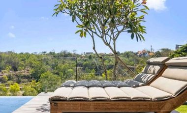 VILLA READY FULLY FURNISHED VIEW JUNGLE LOKASI PECATU BALI
