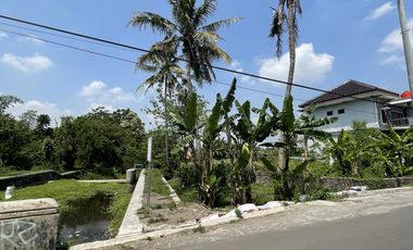 Tanah shm view sawah & sungai di jakal km10 selatan pasar gentan