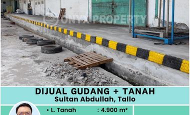 Dijual gudang dekat pelabuhan baru
