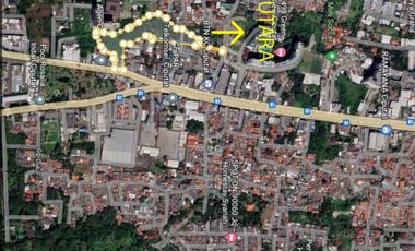 Tanah Kavling Luas strategis SHM Di Jln Raya Utama Ciputat CL 511