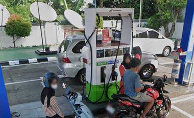 SPBU aktif,  SHM + Ijin SPBU 25 ton/hari Pondok Aren Tangsel CL 524