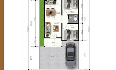 3 Menit Kampus UAD Wates, Rumah Tipe 50, SHM-PBH