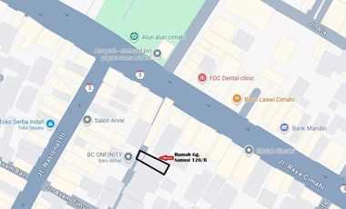 DIJUAL RUMAH TUA SUPER STRATEGIS – CUMA SELANGKAH KE ALUN-ALUN CIMAHI!