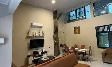 Dijual rumah 1.2 M mewah semifurnished LT 128 LB140 di galaxy depan taman