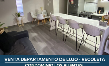 SE VENDE DEPARTAMENTO 3D 2B DE LUJO, RECOLETA