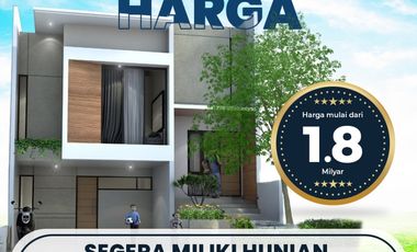 Rumah  mewah 2 lantai lokasi dekat mall pgc