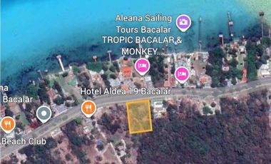 SE VENDE TERRENO COMERCIAL EN LA COSTERA DE BACALAR