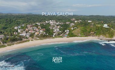 Hectárea en Barra de Cuatunalco, Oaxaca.