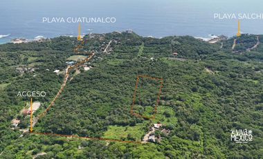 Hectárea en Barra de Cuatunalco, Oaxaca.