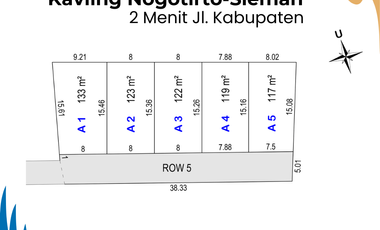 Tanah Strategis Dalam Ringroad Dekat UGM & Tugu Jogja