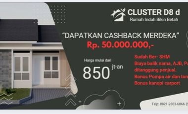 Dijual Rumah siap huni di Cluster Dimensi , Lagadar, Margaasih, Bandun