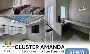 Sewa Rumah Cluster Amanda Summarecon Bandung