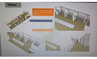 ARRIENDO OFICINA 330 m2 SEMI AMOBLADA  ZONA FINANCIERA CALLE 72