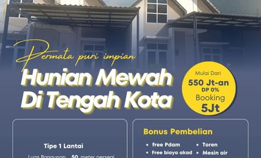 Rumah tengah kota tanpa Dp cukup booking 5 juat