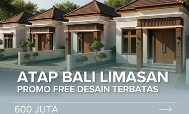 Rumah Kartasura Ala Bali 600 Jt-an SHM 15 Menit Solo Square