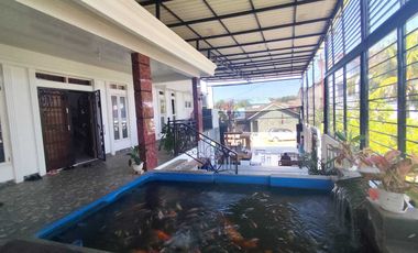 DIJUAL RUMAH FULL FURNISH + CAFE JALAN GOTONG ROYONG KM 7 PALEMBANG