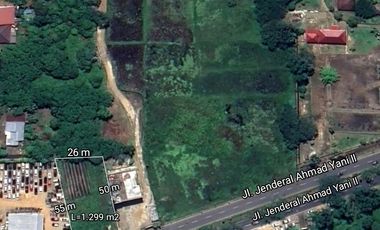 Tanah Tepi Jalan Ahmad Yani 25x58