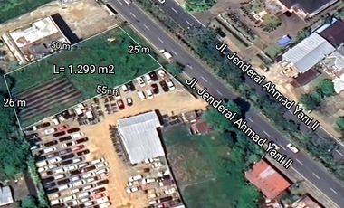 Tanah Tepi Jalan Ahmad Yani 25x58