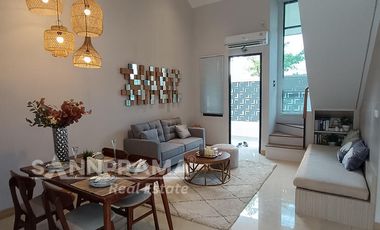 Rumah Mezanine dalam cluster pasir putih