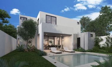 CASA EN VENTA MERIDA, TEMOZON NORTE, PRIVADA ADARA, MOD. 307, FEBRERO 2026.