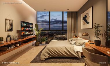 DEPARTAMENTO EN VENTA EN MÉRIDA, STA GERTRUDIS, NORTEVEINTIUNO, MOD. 3, LISTO.