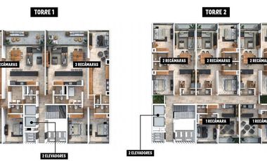 DEPARTAMENTO EN VENTA EN MÉRIDA, STA GERTRUDIS, NORTEVEINTIUNO, MOD. 3, LISTO.