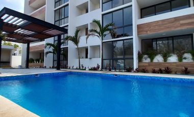 DEPARTAMENTO EN VENTA MERIDA, CONKAL, MERITANA, MOD. NIKTE, ENTREGA INMEDIATA.