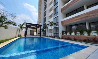 DEPARTAMENTO EN VENTA MERIDA, CONKAL, MERITANA, MOD. NIKTE, ENTREGA INMEDIATA.