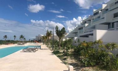 DEPTO EN VENTA MERIDA, PLAYA TELCHAC, TURENA, MOD A, FRENTE AL MAR, LISTO.