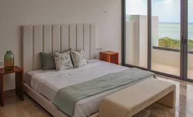 DEPTO EN VENTA MERIDA, PLAYA TELCHAC, TURENA, MOD A, FRENTE AL MAR, LISTO.