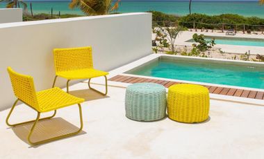 DEPTO EN VENTA MERIDA, PLAYA TELCHAC, TURENA, MOD A, FRENTE AL MAR, LISTO.