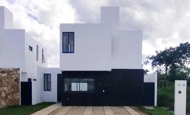 CASA EN VENTA MERIDA, CONKAL, PRIVADA TAGORA, MOD AMBAR, ENTREGA INMEDIATA.