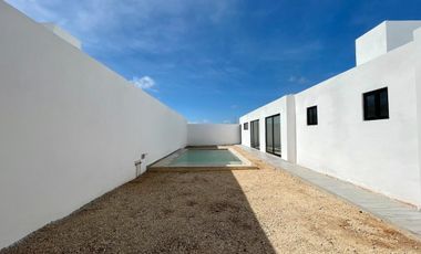 CASA EN VENTA MERIDA, DZITYA, CUMBRES III, MODELO SERENITY, 1 PLANTA, LISTA.