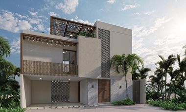 CASA EN VENTA MERIDA, PLAYA SAN BENITO, VILLAS SUNSET, 200 MTS DEL MAR, LISTA.