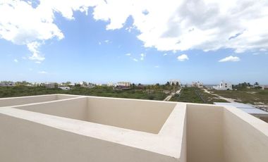 CASA EN VENTA MERIDA, PLAYA SAN BENITO, VILLAS SUNSET, 200 MTS DEL MAR, LISTA.