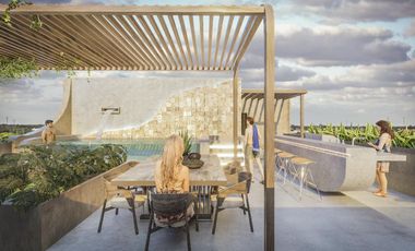 DEPARTAMENTO EN VENTA MERIDA, PLAYA SAN BENITO, MONTEJO BEACH, 2DA FILA, DIC 25