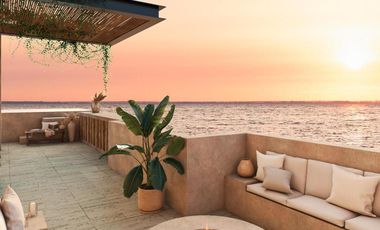 PENTHOUSE EN VENTA MERIDA, PLAYA SISAL, SANDRE L VILLAS, FRENTE AL MAR, LISTO.