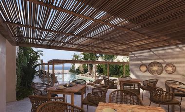 DEPARTAMENTO EN VENTA MERIDA, PLAYA SISAL, SANDRE LUXURY VILLAS, MOD A, LISTO.