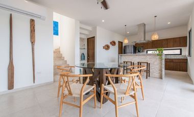 CASA EN VENTA MERIDA, PLAYA TELCHAC, BOCANA, FRENTE AL MAR, LISTO