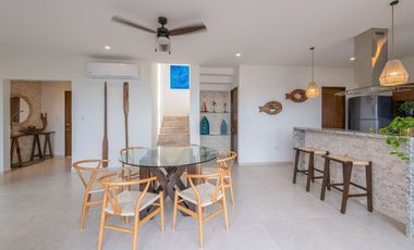 CASA EN VENTA MERIDA, PLAYA TELCHAC, BOCANA, FRENTE AL MAR, LISTO