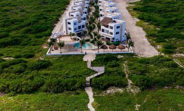 CASA EN VENTA MERIDA, PLAYA TELCHAC, BOCANA, FRENTE AL MAR, LISTO