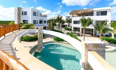 CASA EN VENTA MERIDA, PLAYA TELCHAC, BOCANA, FRENTE AL MAR, LISTO